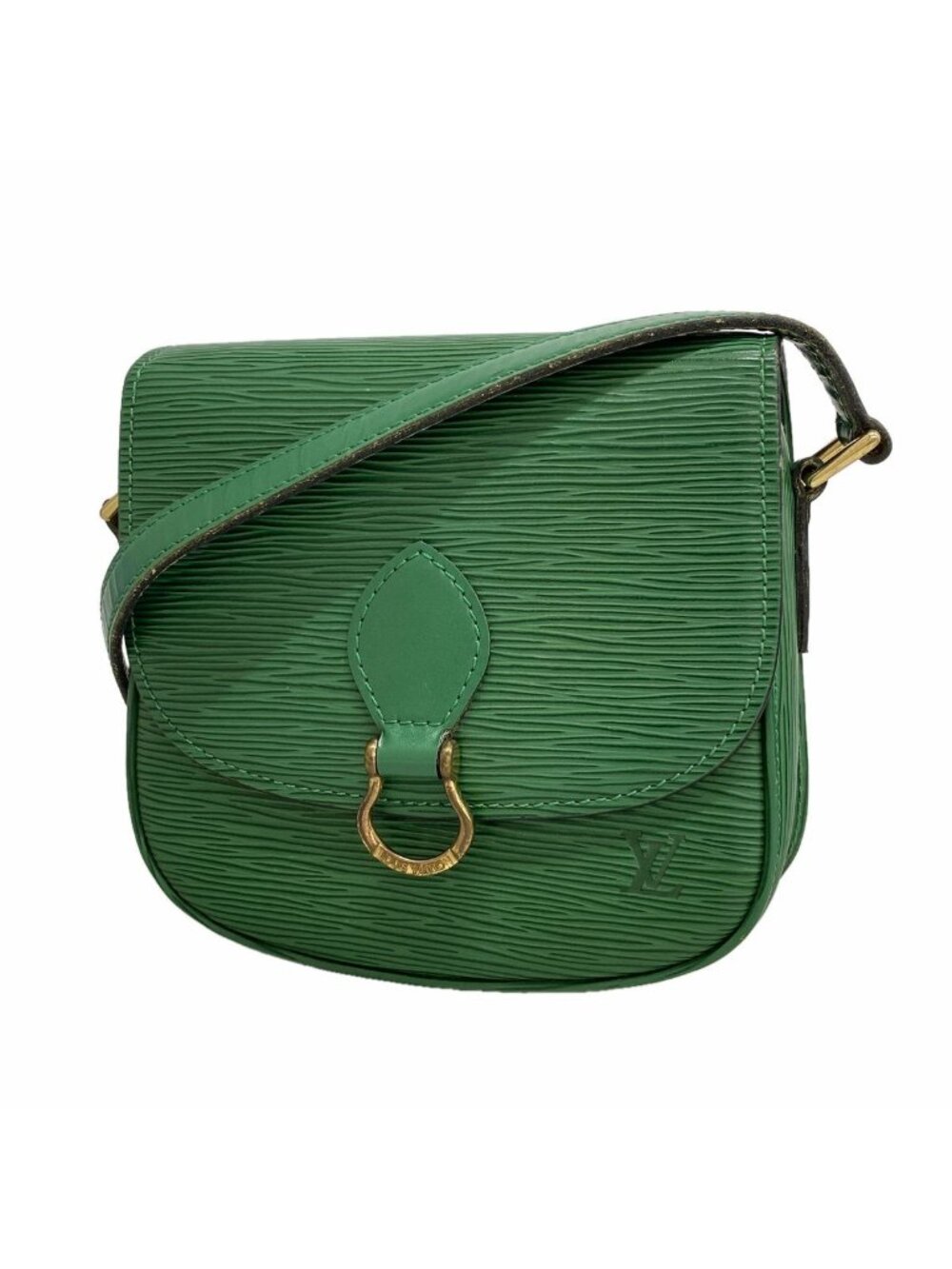 Louis Vuitton Shoulder Bag Epi Mini Saint-cloud Borneo Green